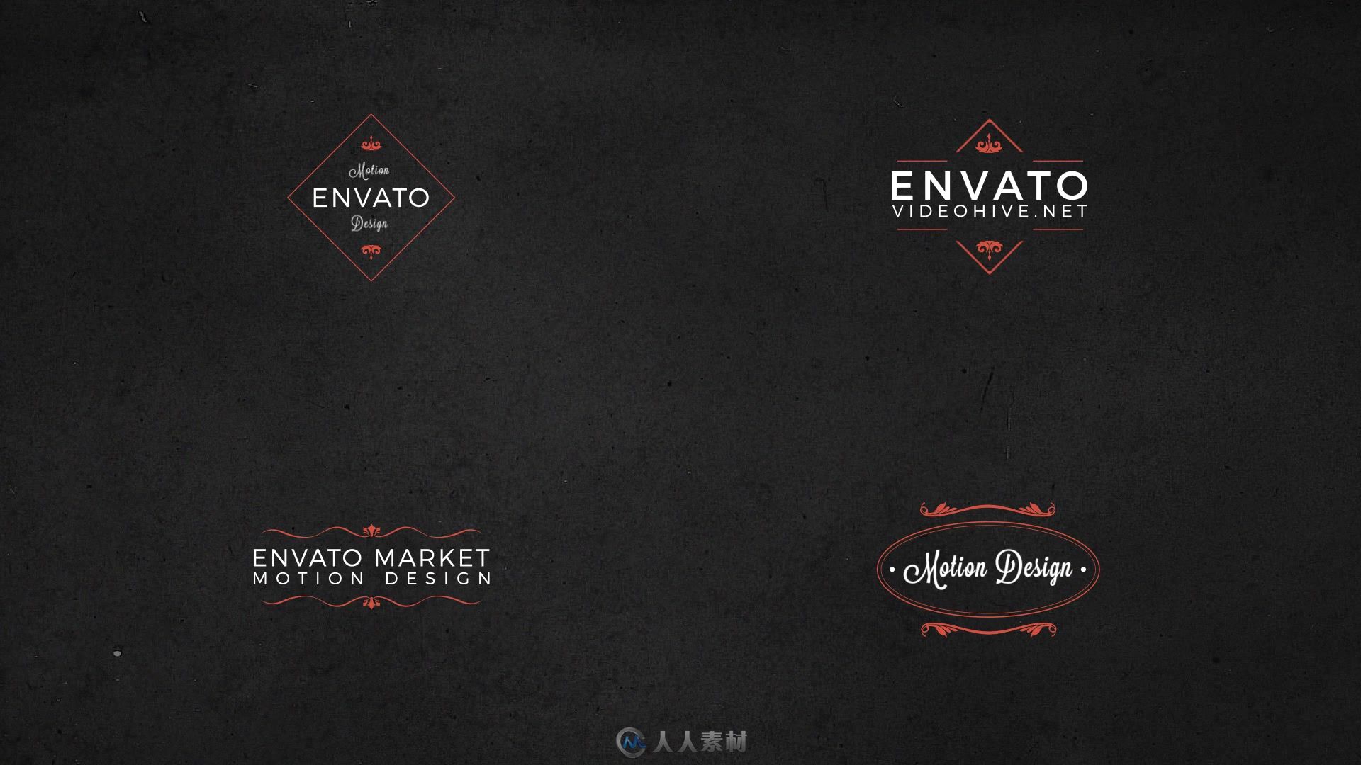 25个时尚标题动画AE模板Videohive25AnimatedTitles&amp; Badges labels17286686