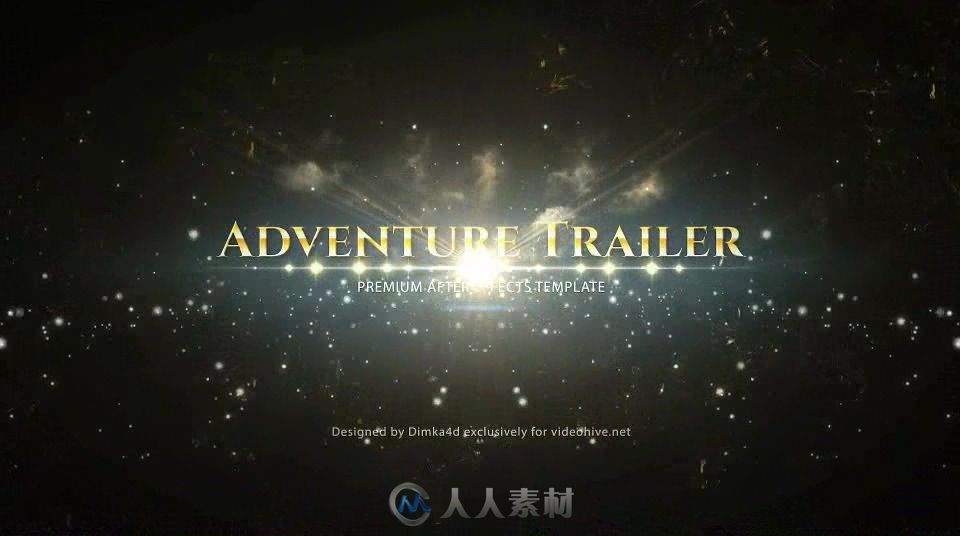 震撼史诗冒险影视片头AE模板  Videohive Adventure Trailer 17286099