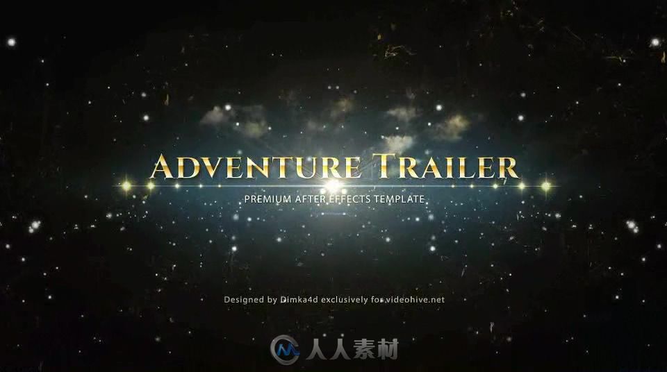 震撼史诗冒险影视片头AE模板  Videohive Adventure Trailer 17286099