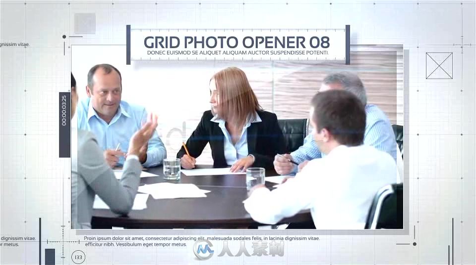 网格照片企业宣传片动画AE模板Videohive Grid Photo Opener Corporatedian'wanSli...