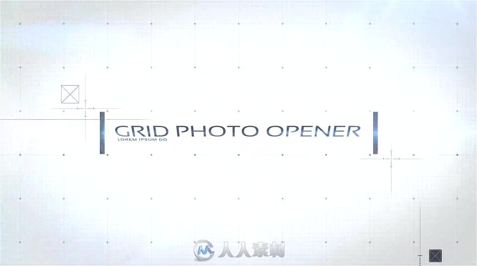 网格照片企业宣传片动画AE模板Videohive Grid Photo Opener Corporatedian'wanSli...