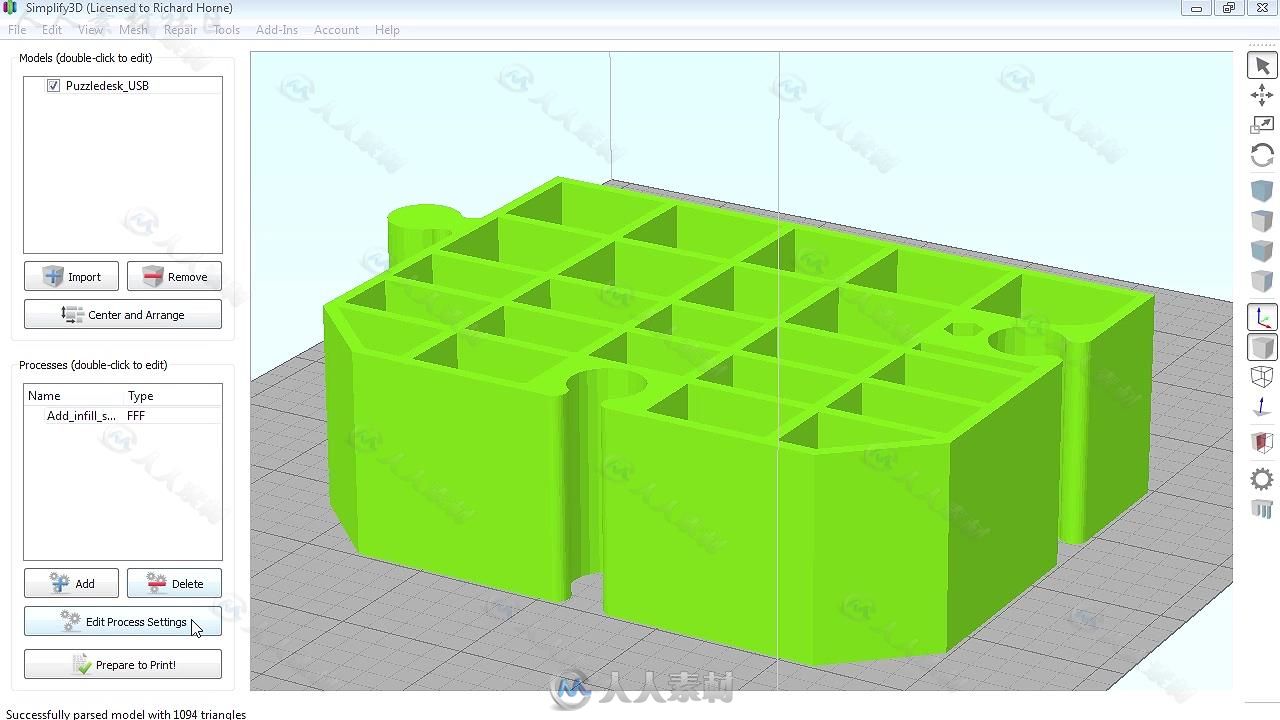 Simplify3D打印技术实例训练视频教程 INFINITESKILLS MASTERING DESKTOP 3D PRINTI...