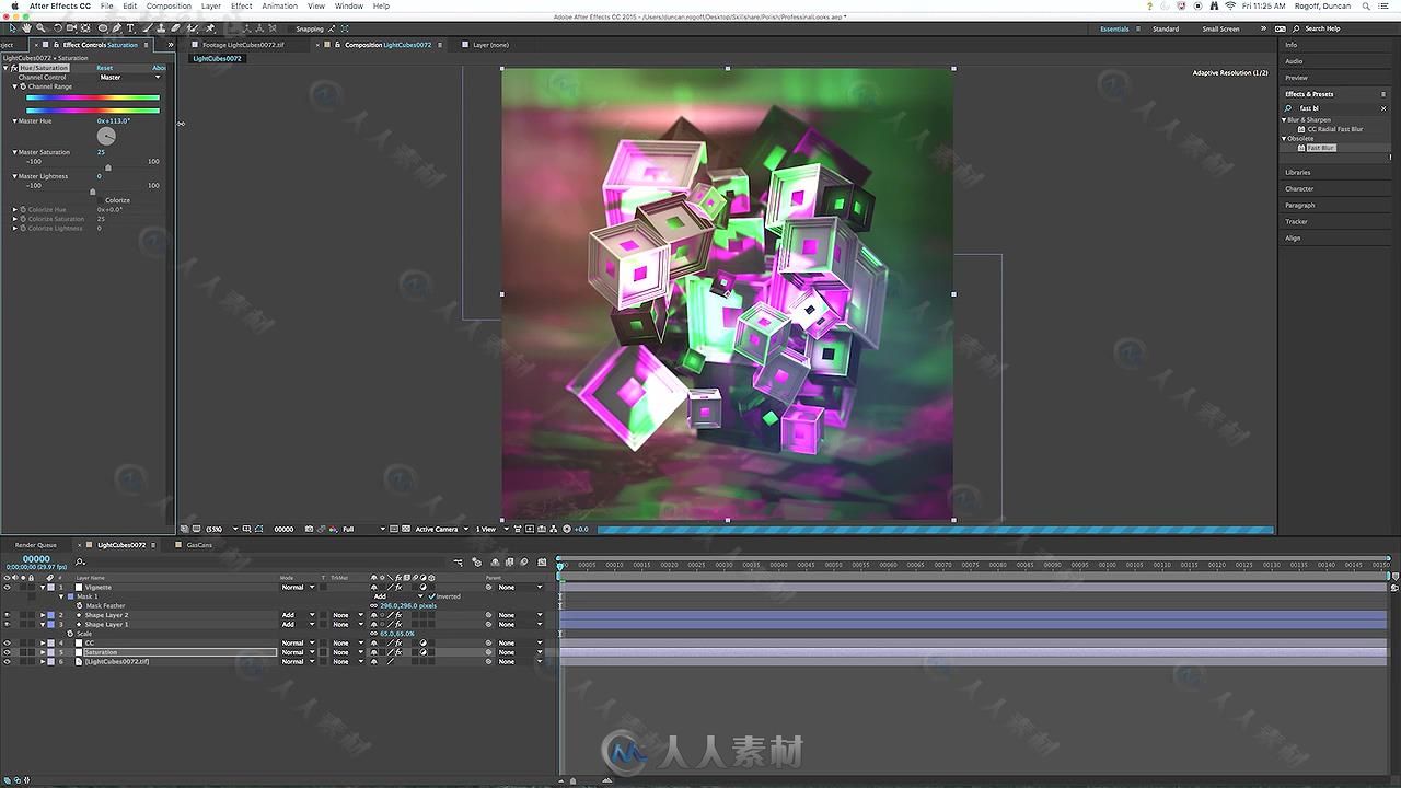 AE抛光调色艺术实训视频教程 SKILLSHARE AFTER EFFECTS FOR BEGINNERS 3 TIPS FOR ...