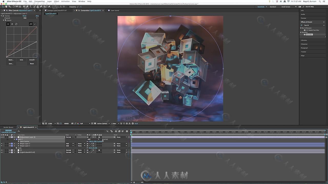 AE抛光调色艺术实训视频教程 SKILLSHARE AFTER EFFECTS FOR BEGINNERS 3 TIPS FOR ...