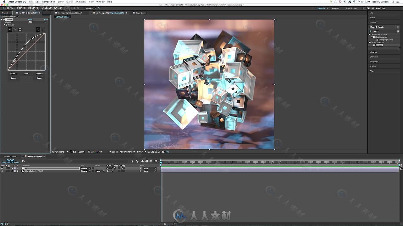 AE抛光调色艺术实训视频教程 SKILLSHARE AFTER EFFECTS FOR BEGINNERS 3 TIPS FOR ...