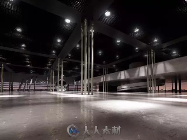 3D大型公众室内场景设计