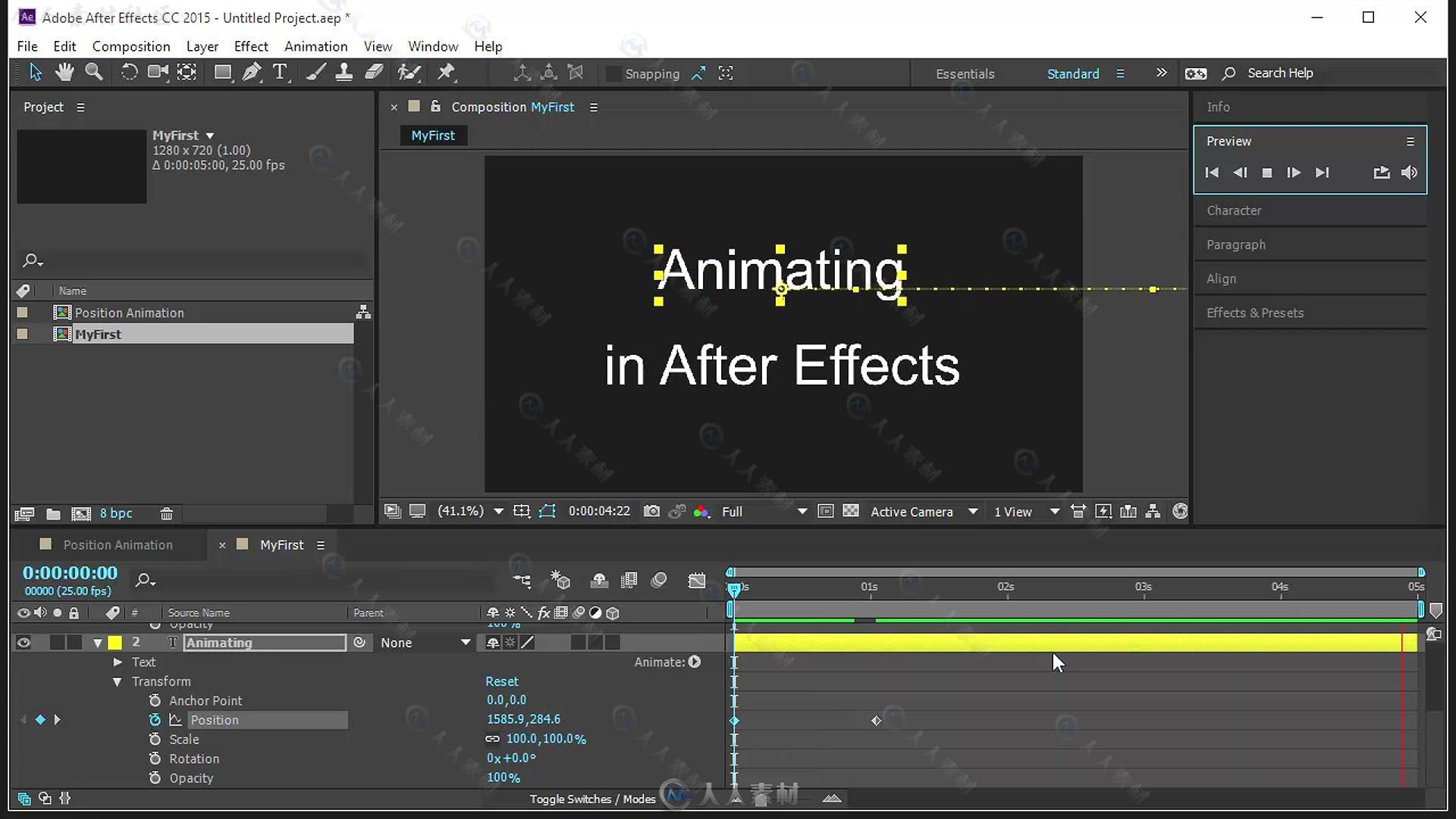 AE从新手到专家完整实训视频教程 UDEMY AFTER EFFECTS 2016 COMPLETE TUTORIAL FRO...