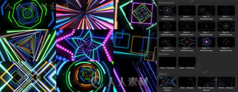 ProKeyFrame与ProDrop Light Show超强色彩霓虹灯FCPX插件 PIXEL FILM STUDIOS PROK...