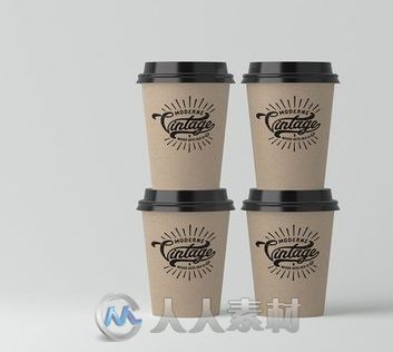 纸质饮品杯子展示PSD模板Paper_Cups_Mock-up