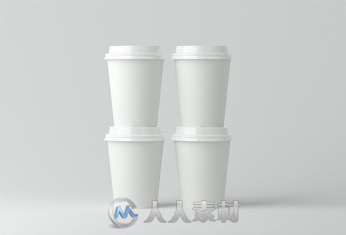 纸质饮品杯子展示PSD模板Paper_Cups_Mock-up