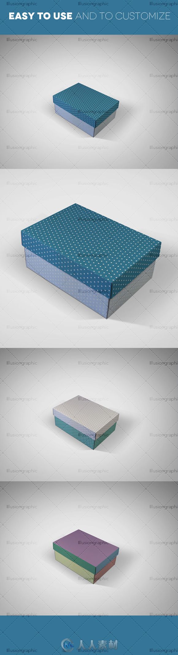 照片级真实大盒子模型展示PSD模板Photorealisitc Large Box Mockups 365810