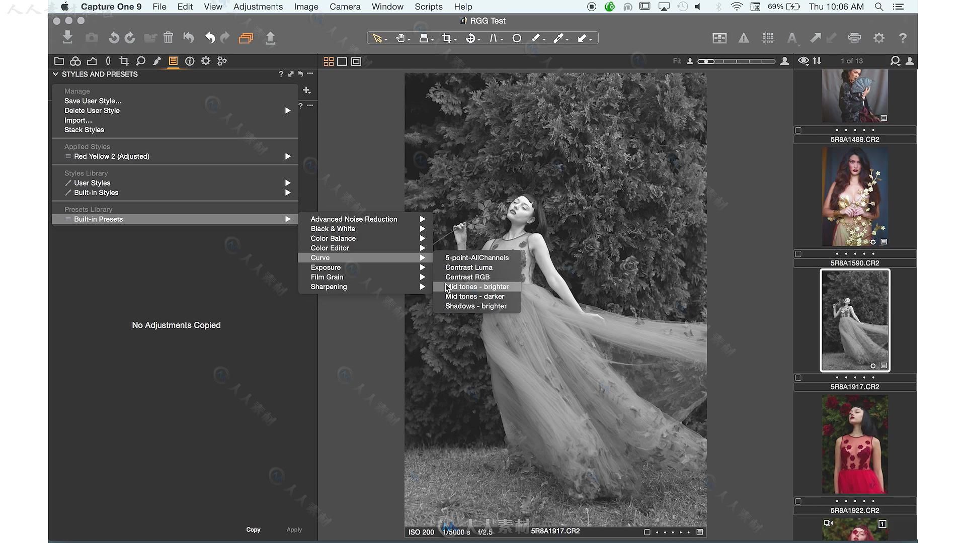 One Pro 9摄影师图像处理技术视频教程 RGGEDU CAPTURE ONE PRO 9 TUTORIAL FOR PHO...