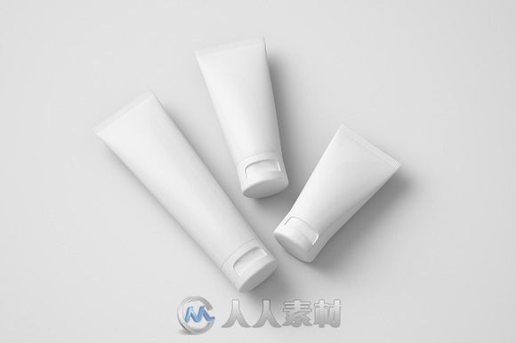 化妆品软管包装展示PSD模板Cosmetic Tubes Mock-up