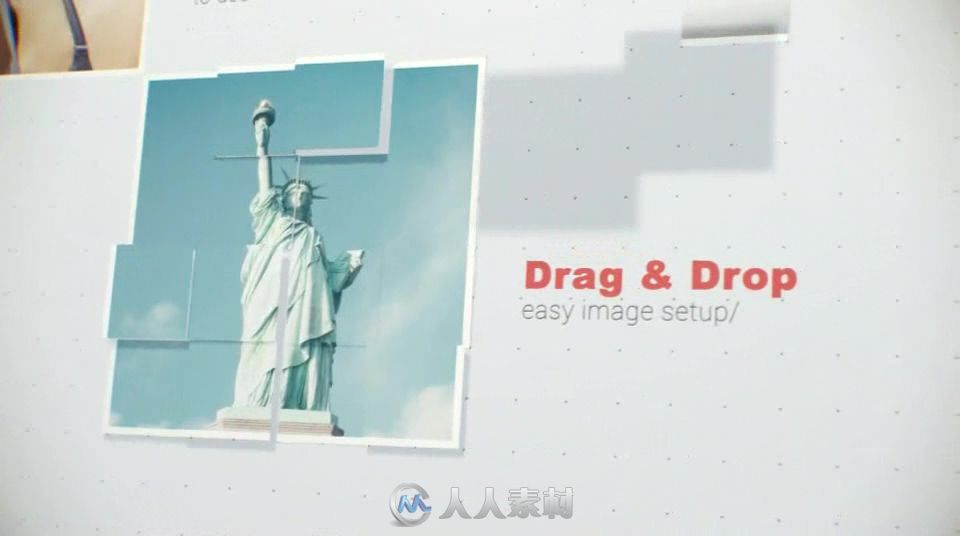 3D照片拼贴汇聚照片墙幻灯片AE模板 VideohiveConnecting 3D Photos Slideshow 173...