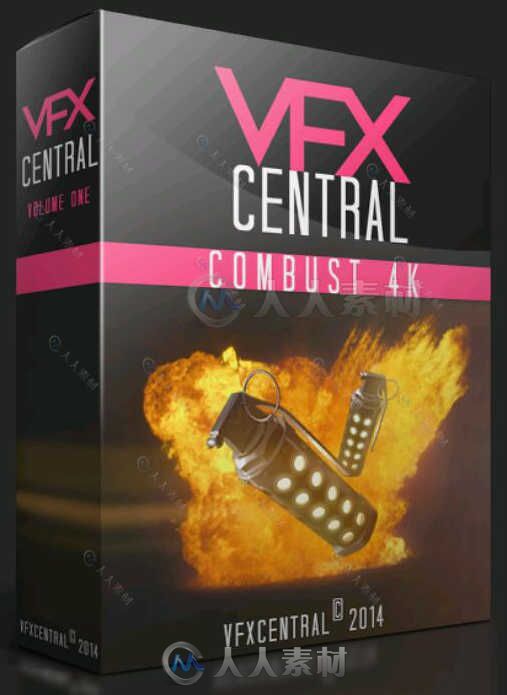 4K高清爆炸火焰粉尘视频素材合辑 VFXCENTRAL COMBUST 4K FIRE EXPLOSIONS PACK