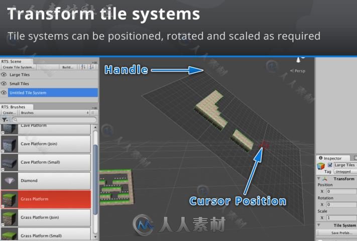 Rotorz墙瓦系统绘画编辑器扩充Unity素材资源