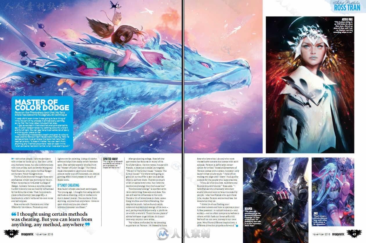 科幻数字艺术杂志2016年11月刊 IMAGINEFX NOVEMBER 2016