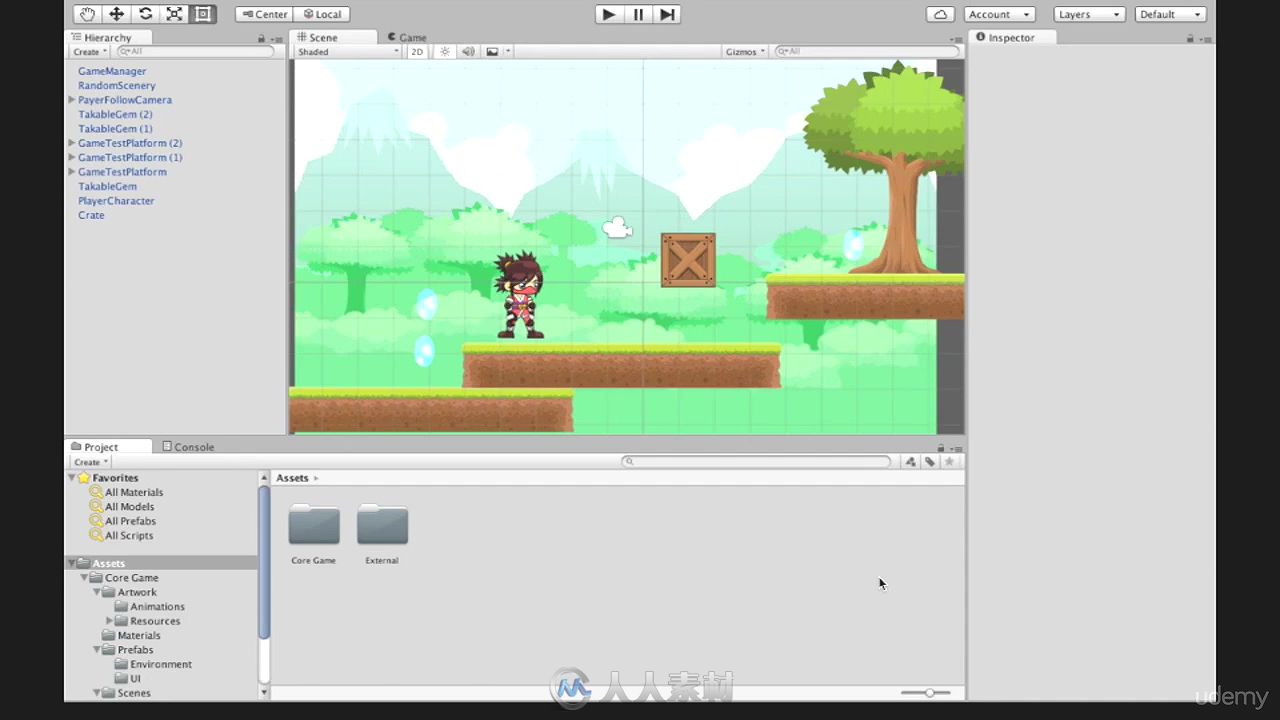 Unity二维游戏开发训练视频教程 UDEMY 2D GAME DEVELOPMENT IN UNITY 5.4