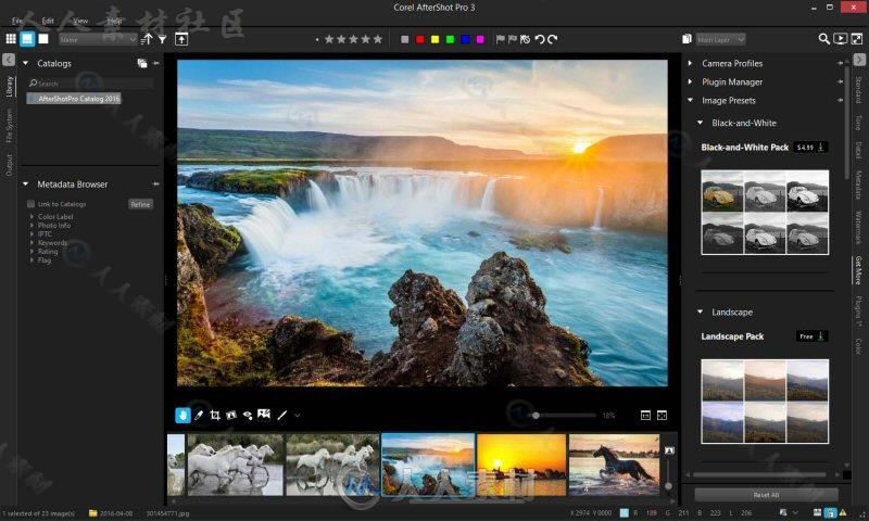 AfterShot Pro数码照片管理和处理软件V3.2.0.205版 COREL AFTERSHOT PRO V3.2.0.20...