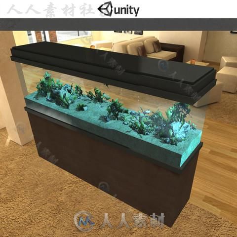 水族馆家具道具模型Unity3D素材资源