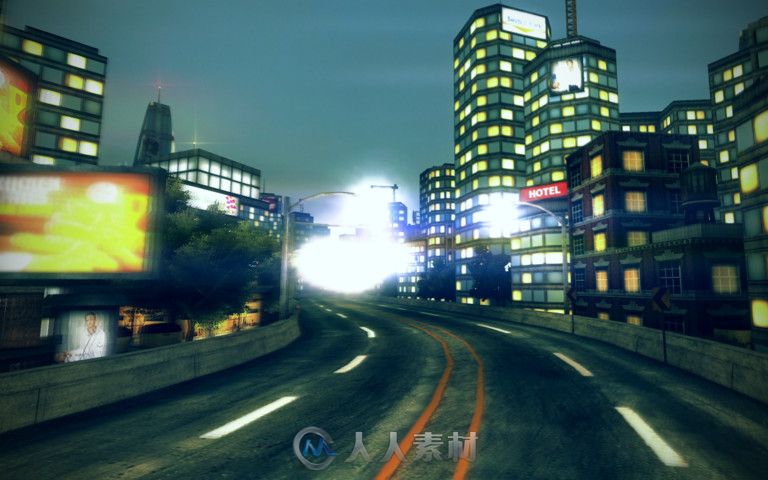 完整的城市模型城市环境Unity3D素材资源