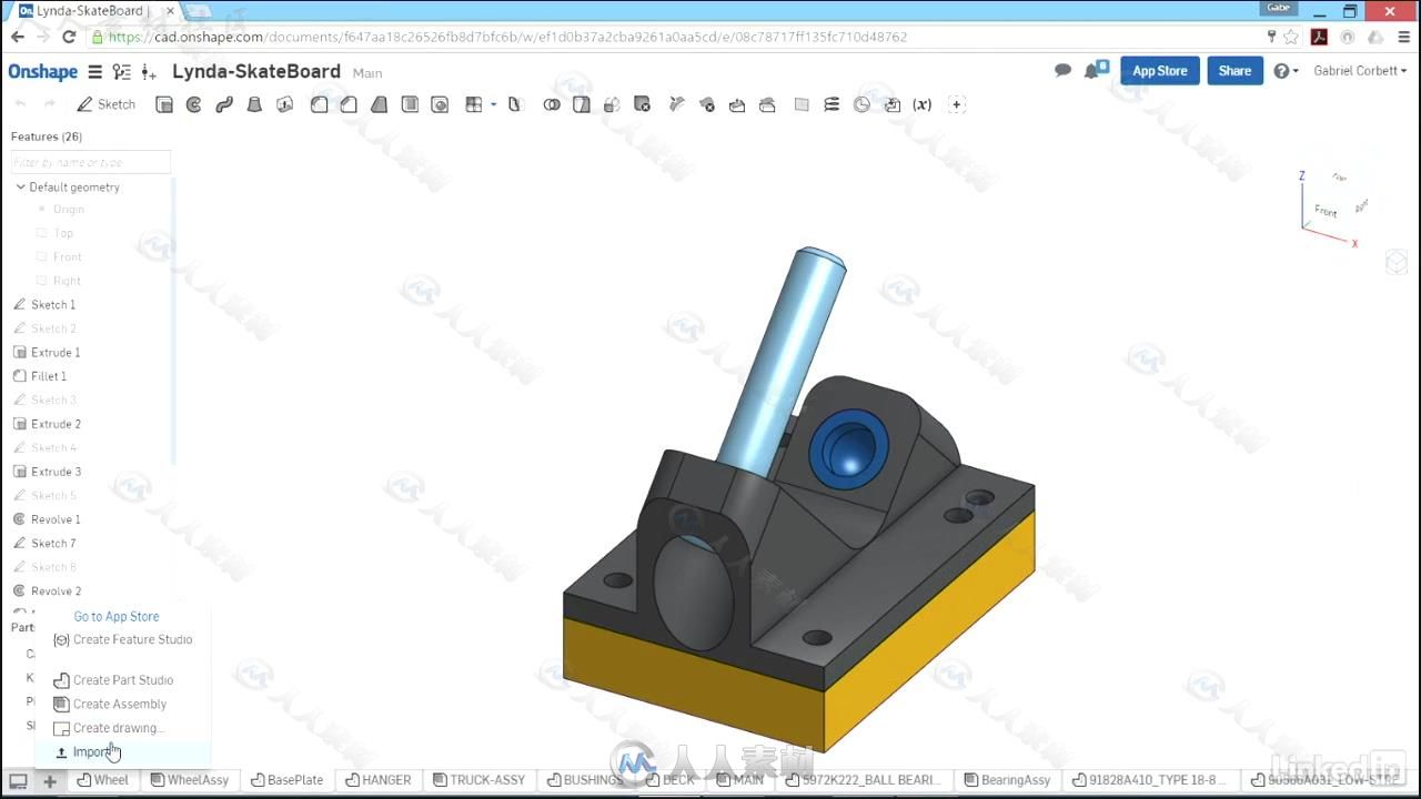 Onshape基础核心训练视频教程 Learn Onshape The Basics