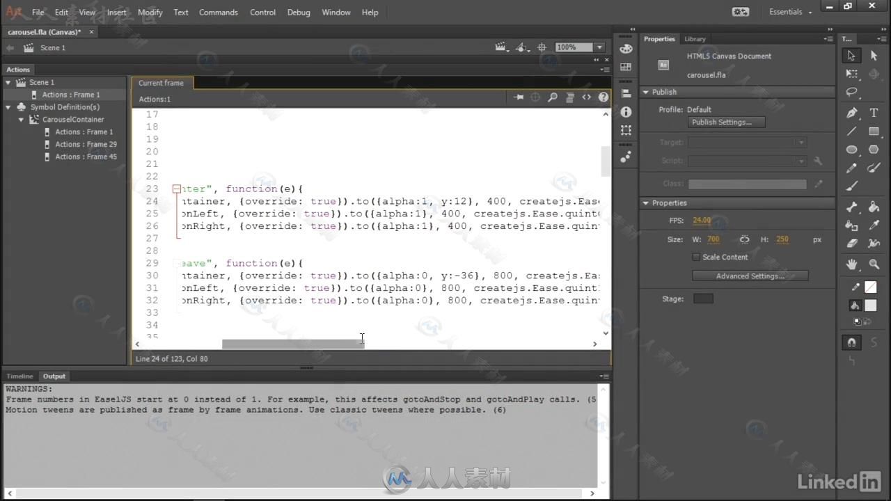 Animate CC数据交互式动画技术训练视频教程 Learn Adobe Animate CC Data-Driven A...