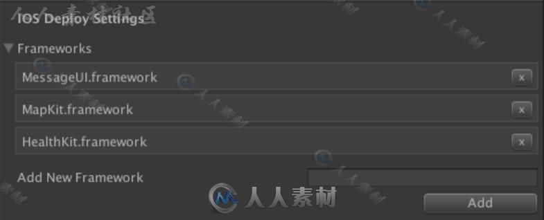 IOS部署系统编辑器扩充Unity素材资源