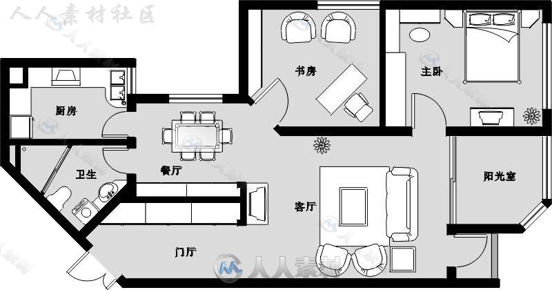 室内家装设计图 7万张家装装修设计效果图 卧室客厅餐厅电视背景墙