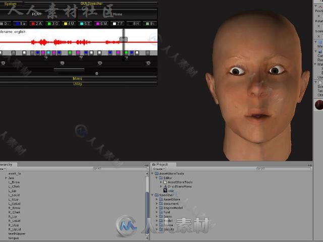 Speecher3.0.1自动创建和播放语音动画动作脚本Unity素材资源
