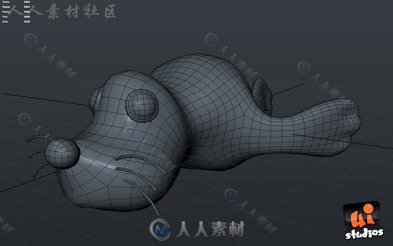 可爱的小海豹卡通角色模型Unity3D素材资源