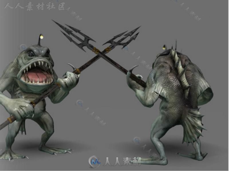 丑陋的动物生物角色模型Unity3D素材资源