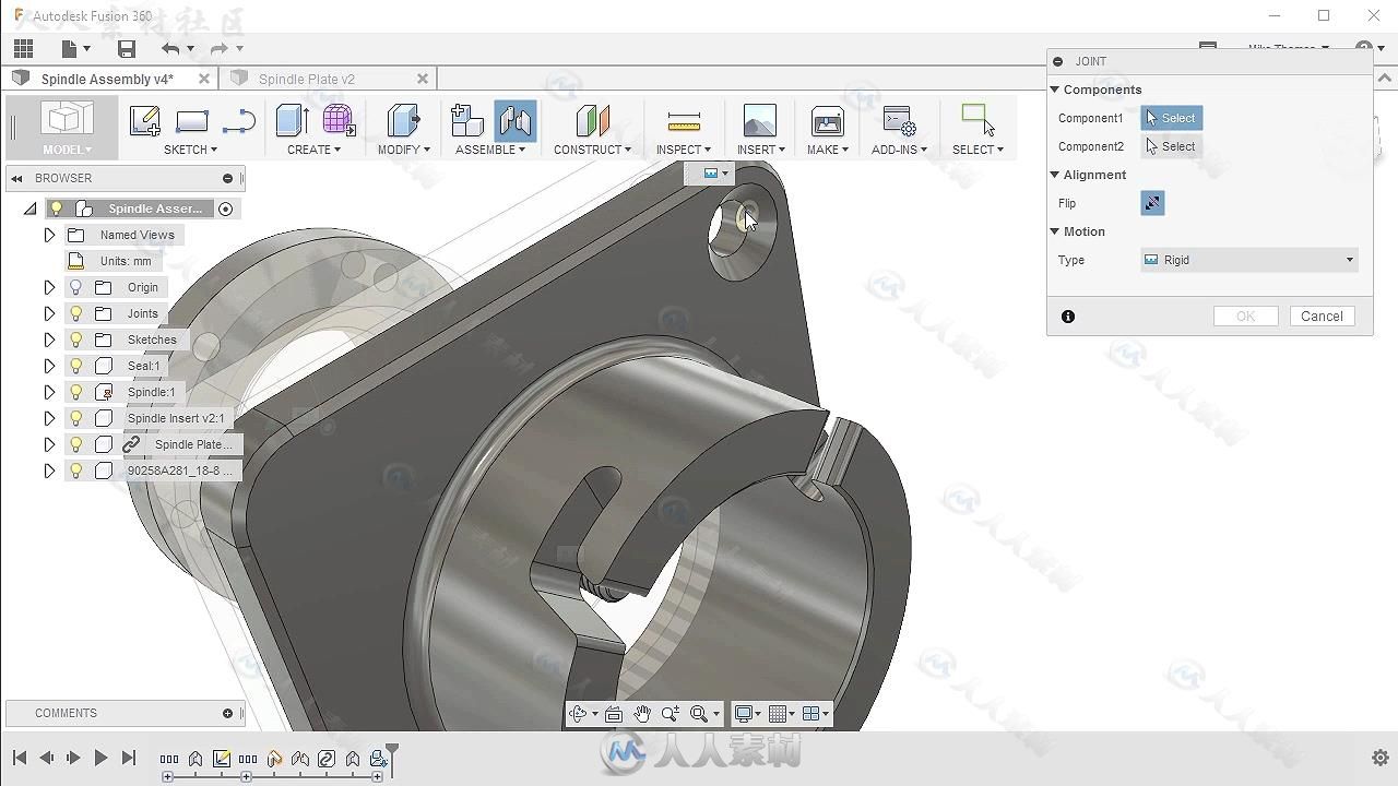 Fusion360组件装配设计训练视频教程 InfiniteSkills Component Design with Autode...