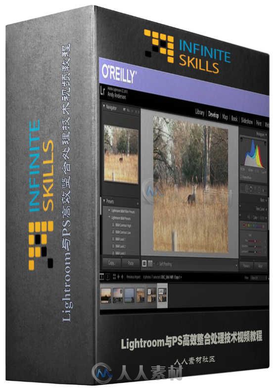 Lightroom与PS高效整合处理技术视频教程 InfiniteSkills Integrating Lightroom wi...