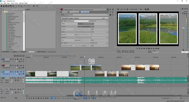 Vegas专业影视非编软件V14.0.0.252版 MAGIX VEGAS PRO 14.0.0 BUILD 252 WIN X64