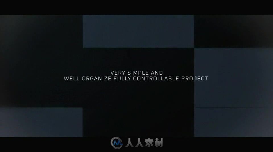 现代优雅格子组合照片相册动画AE模板 Videohive Modern Elegant Opener 17899...