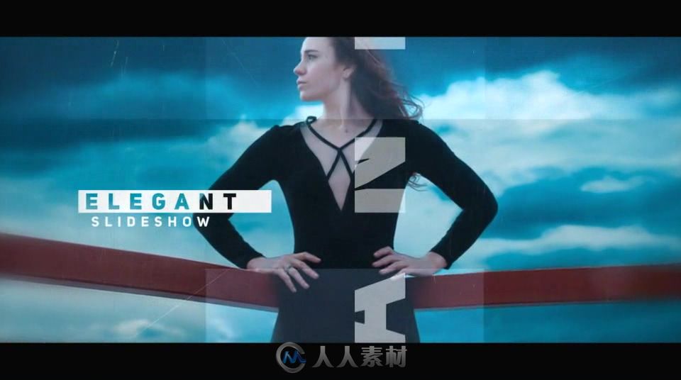 现代优雅格子组合照片相册动画AE模板 Videohive Modern Elegant Opener 17899...