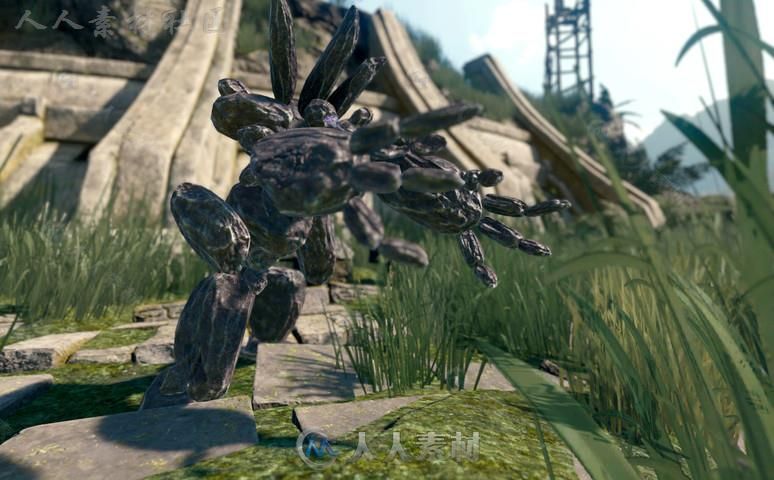 岩石怪物包PBR生物角色模型Unity3D素材资源