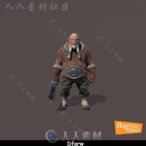 RPG幻想人形生物角色模型Unity3D素材资源