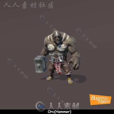 RPG幻想人形生物角色模型Unity3D素材资源