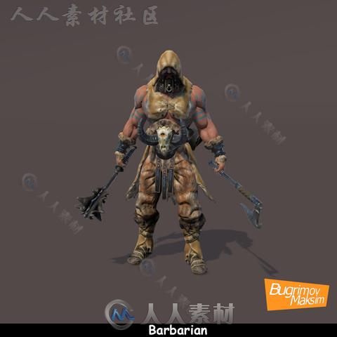 RPG幻想人形生物角色模型Unity3D素材资源