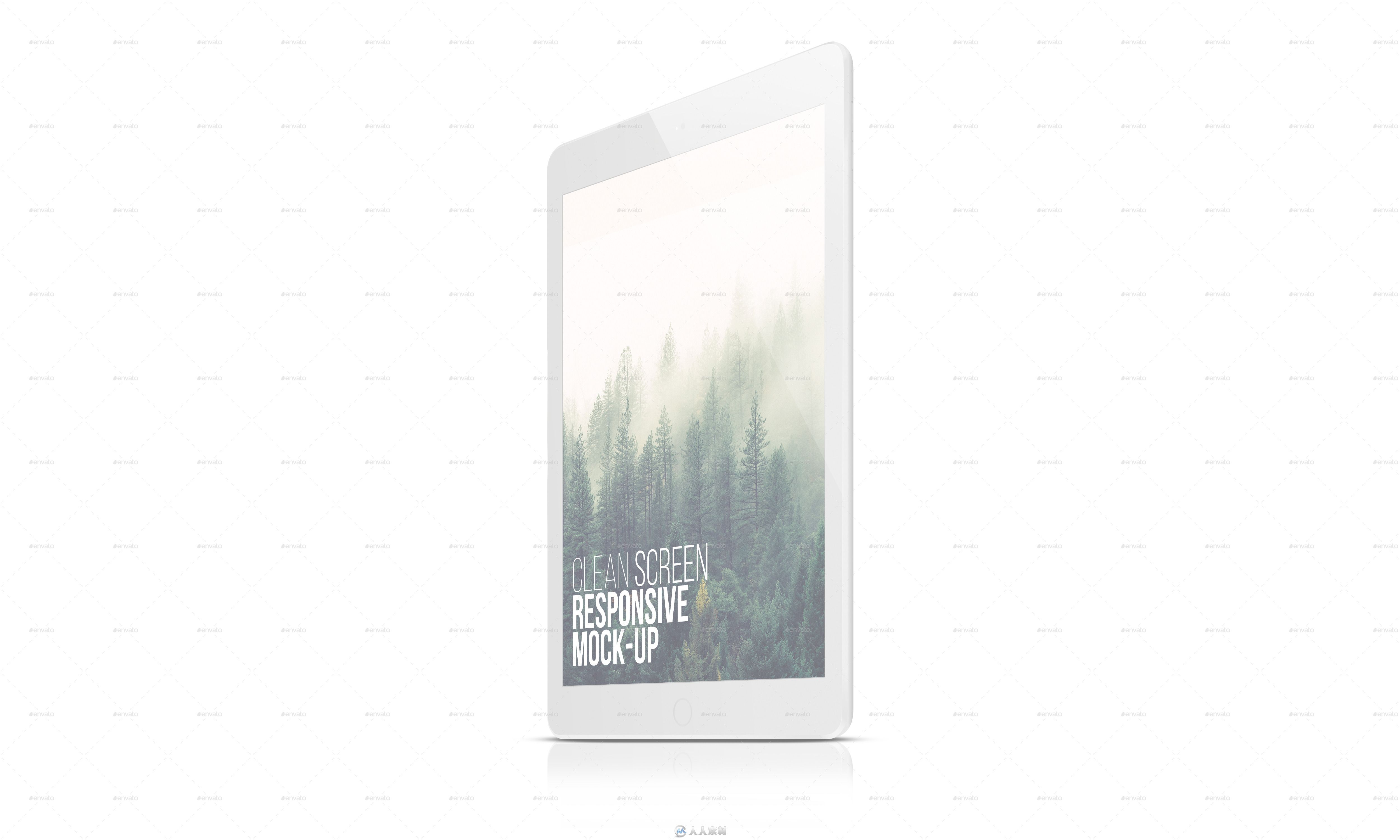 25款苹果产品屏幕壁纸展示PSD模板25 Clean Screen Responsive Mockups