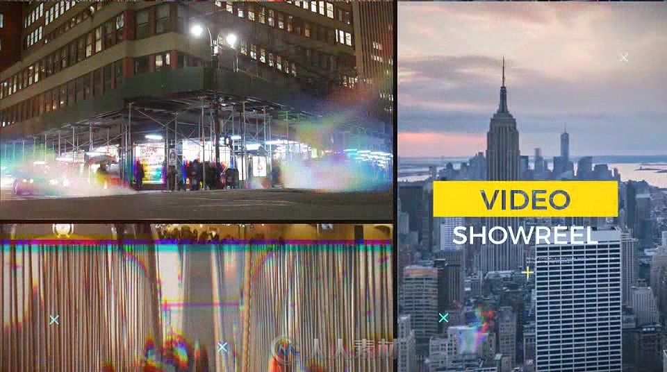 完美时尚的城市风格故障效果影视片头AE模板 Videohive Urban Glitch Promo 17888673