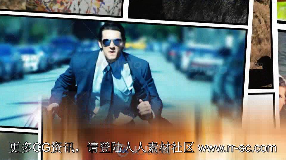 有趣令人兴奋的超级英雄漫画影视片头AE模板 Videohive Superhero Comic 7233394