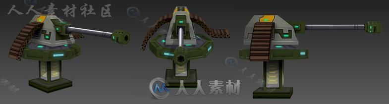 武器防御道具模型Unity3D素材资源