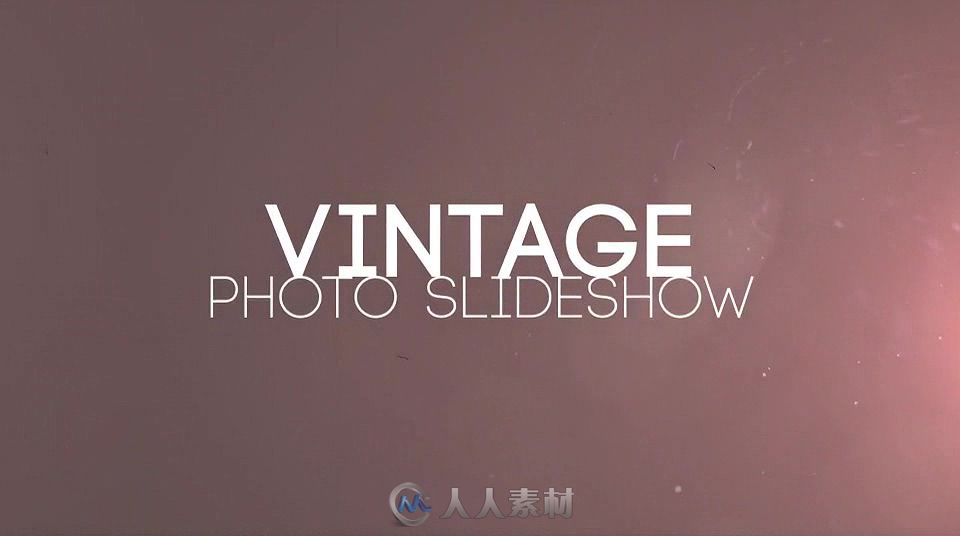 时尚复古照片幻灯片相册动画AE模板 Videohive Vintage Photo Slideshow 9330997