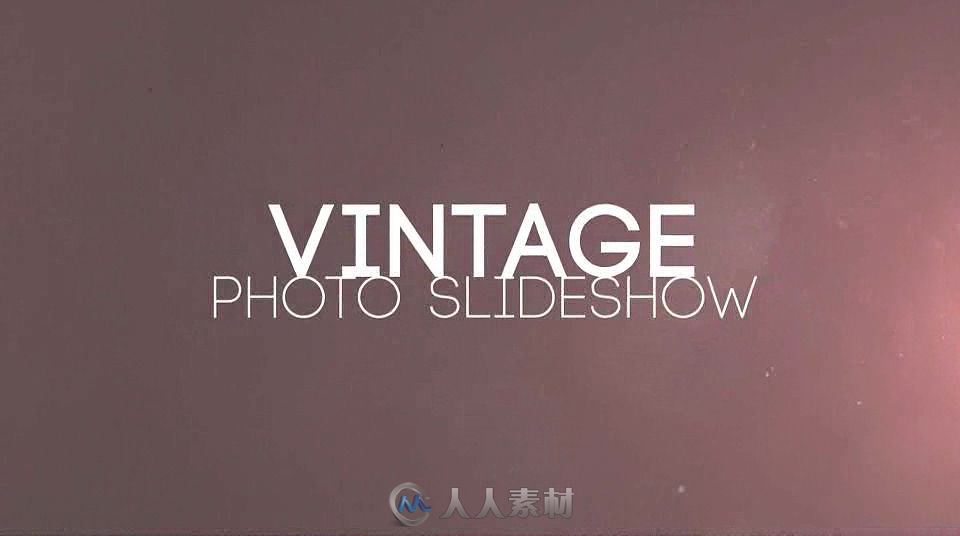 时尚复古照片幻灯片相册动画AE模板 Videohive Vintage Photo Slideshow 9330997