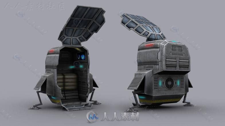 宇宙科幻战争角色3D模型合辑Unity3D素材资源