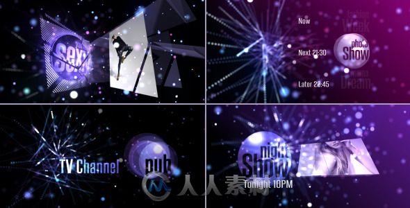 广播设计娱乐电视频道AE模板 Videohive Broadcast Design-Entertainment TV Chann...