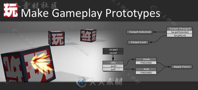 强大的的可视化的脚本编辑器扩充Unity素材资源